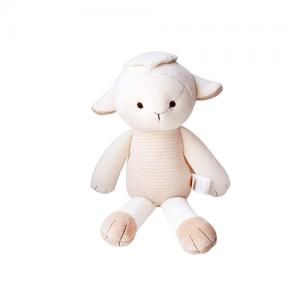 Cute Sof Organic Cotton Stuffed Animal Lamb Baby Toy - 副本