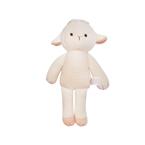 Cute Sof Organic Cotton Stuffed Animal Lamb Baby Toy - 副本