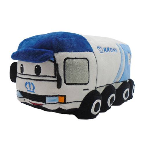 Customized the latest blue plush toy car  - 副本