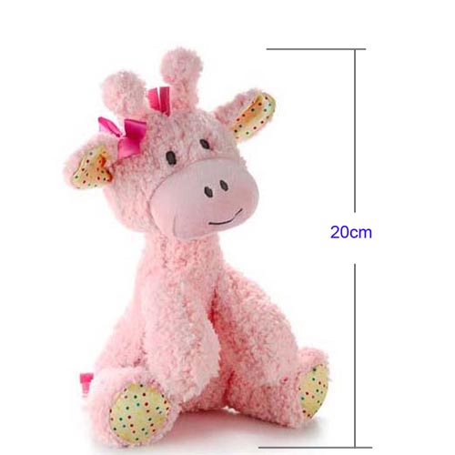 soft animal stuffed giraffe plush toy for kids  - 副本