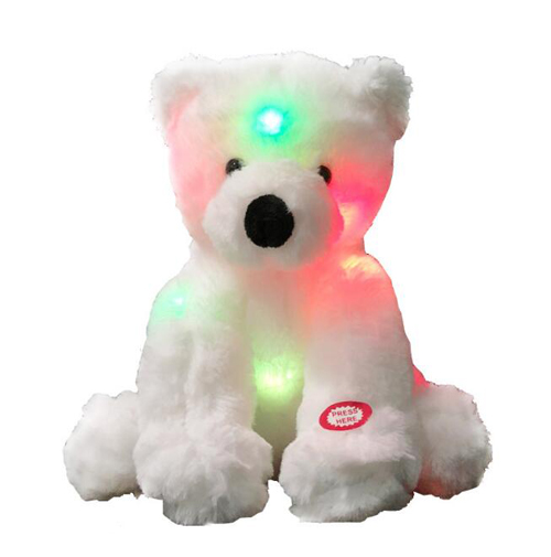 LED light teddy bear plush toy giant plush teddy bear for kids
