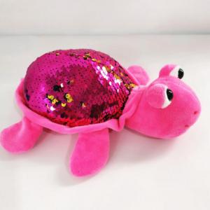 funny glitter flip mermaid stuffed sequin plush turtle