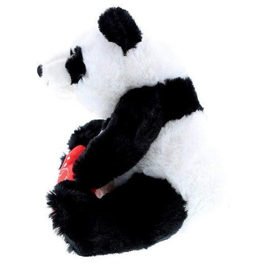 Valentine Stuffed Panda With Heart Plush Toys 