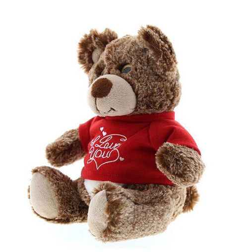 Valentine Plush Teddy Bear Toy Stuffed Teddy bear With T-shirt
