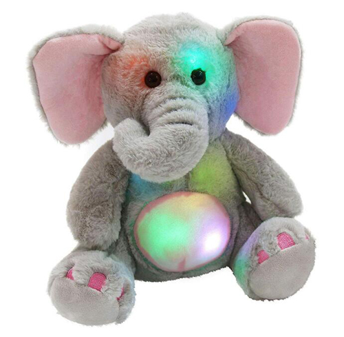 Led Soft Plush Toys Night Companion Gifts Plush Elephant Toy 