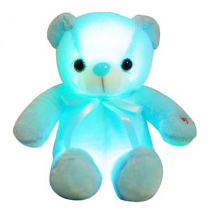 Customized soft plush animal toys LED plush teddy bear stuffed toys