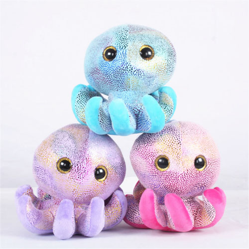 custom sequin plush toy octopus stuffed animals 
