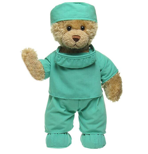 cute soft plush stuffed doctor uniform teddy bear toy animal