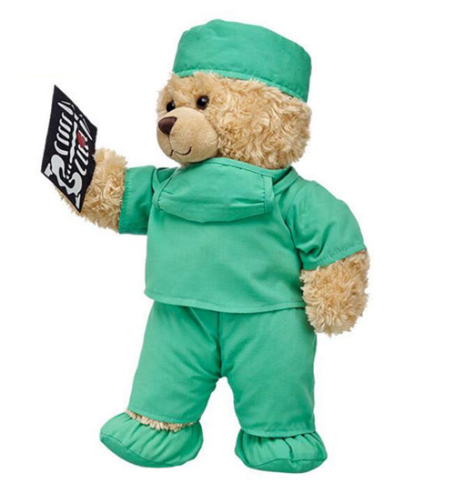 cute soft plush stuffed doctor uniform teddy bear toy animal