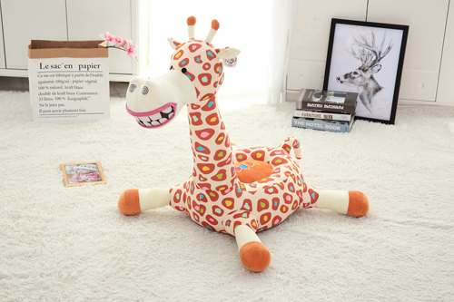 animal plush toys giraffe baby sofa 