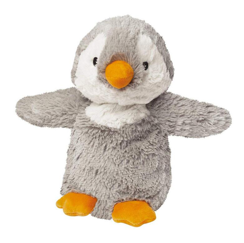 Heatable microwavable soft penguin toy 