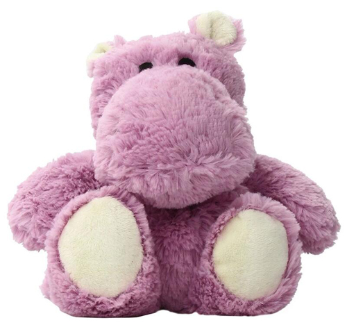 Microwavable Stuffed Hippo Toy