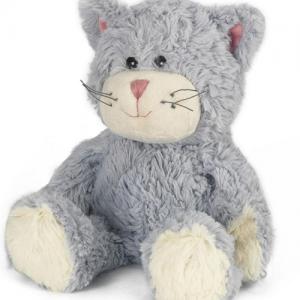 customized heated plush soft cuddly toy cat 