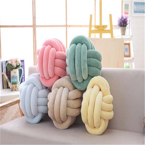 Home Decoration soft Knot Cushion Pillow