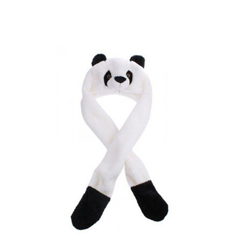 plush panda warm hat plush