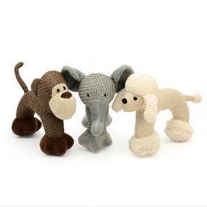  Stuffed Pet Plush Dog Squeaky Toy 