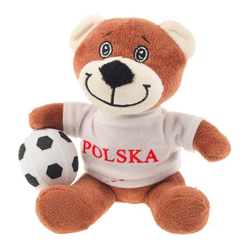 Promotional Plush Teddy Bear with Football