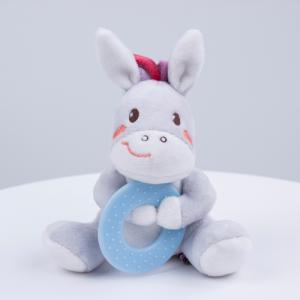  baby plush toy with teether 