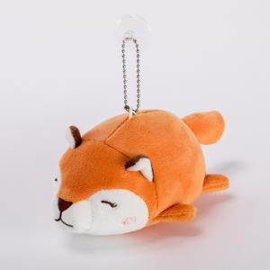 Cute plush fox keychain