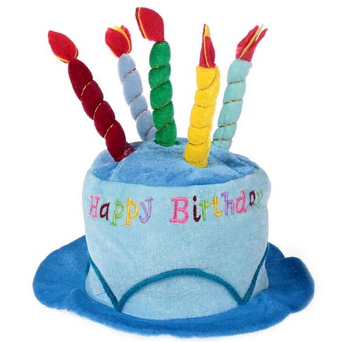  Plush Cake Hats With Candles