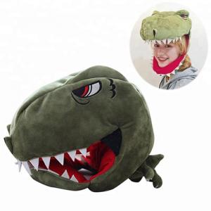  Funny Dinosaur Cartoon Plush Animal Shaped Head Hat 