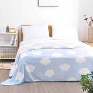 Offset Flannel Blanket Thicken Winter Warm Cover Blanket Fleet Sheet Blanket