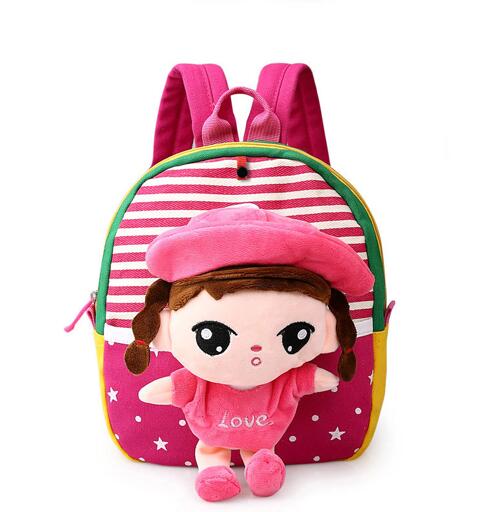 Hot Sale Popular Plush Kindergarten Cute School Bag Animal Cartoon Backpack for Kids  - 副本