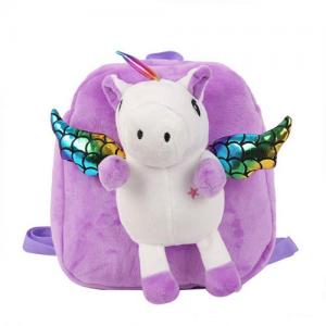 Manufacturers direct sale 2019 new children plush toys small schoolbag cute kids cartoon unicorn mini backpack plush toy