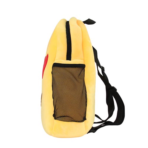 customize made EMOJI kids plush toys backpack school backpack wholesale 