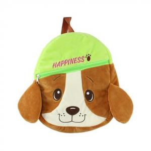Custom plush cartoon dog bag children gift school backpack kids 