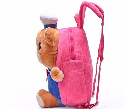New Design Plush Doll Bag School Bag Cartoon Kids School Bag 