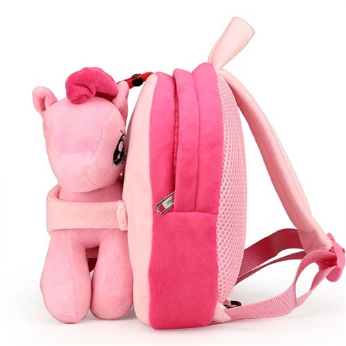  anti-lost removable plush toy children's school backpack