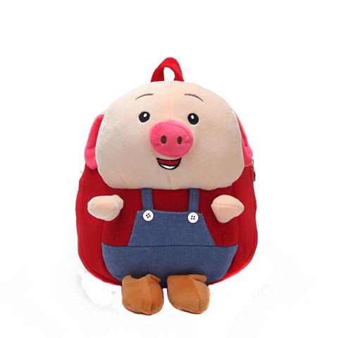  High quality custom plush wool little Bear cartoon cute coin purse kids shoulder bag messenger bag backpack  - 副本