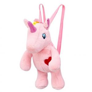 Wholesale Cute Plush Cartoon Child School Bag Fashion Kids Unicorn Backpack