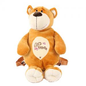 Factory Wholesale Customized Cute Bear Plush Backpack Plush Toy For Children 