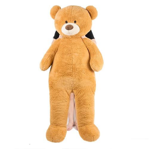 Stuffed Animal huge giant dark brown teddy bear 