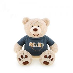 Rose Velvet Material Large  Laugh Teddy Bear 80cm With Sweater America Huge Giant Teddy Bear With Paw ​