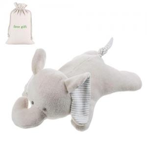 Customized Stuffed Animal Toys For Infant Baby Organic Cotton Elephant Plush