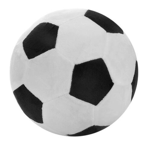 Soccer Sports Ball Throw Pillow Stuffed Soft Plush Toy For Toddler Baby Boys Kids Gift 