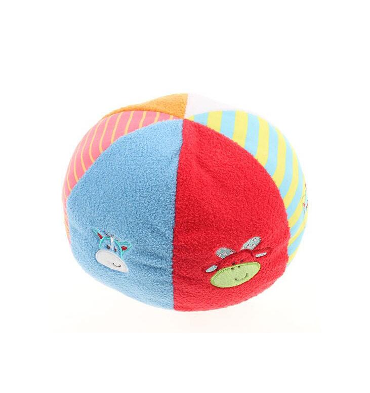 BSCI SA8000 baby toys stuffed plush colorful ball 