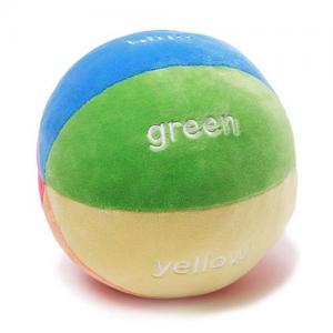 Baby education different colour stuffed ball for kids 