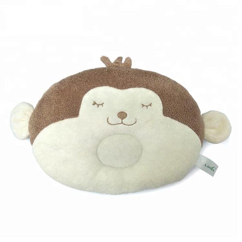 Cute Plush Baby Room Rabbit Face Animal Shaped Pillow for Newborn Baby 