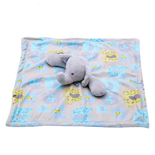 Custom Baby Colorful Animal Elephant Saliva Towel 