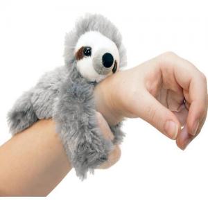 Creative Slap Bracelet Plush Toy Promotional Sloth Huggers Stuffed Animal Tiger Plush Toy