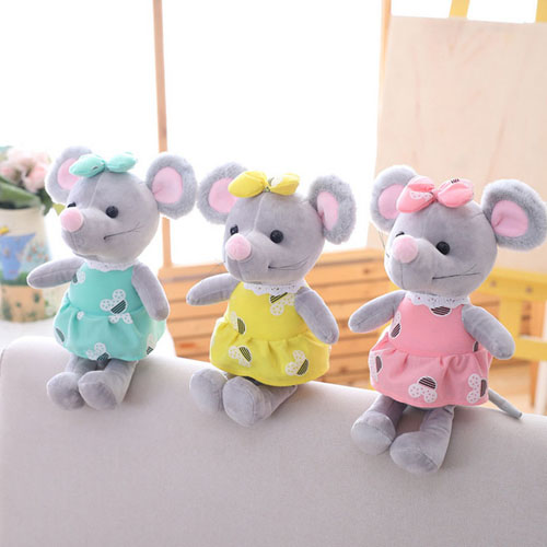 Best selling kid plush mouse toys cloth doll child toy