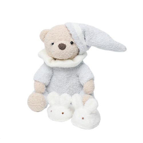  Soft Plush Toy Wearing gray pajamas stuffed teddy bear pajamas 
