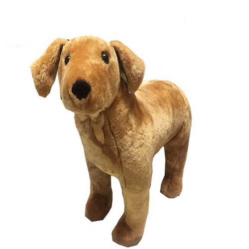 Hot sale newest cheap fashion lifelike gold dog stuffed plush toys 
