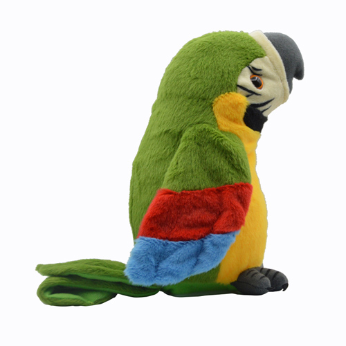 Parrot soft toy cute cheap stuffed plush soft toy talking parrot Talking Parrot Repeats Upgrade Newest Talking 