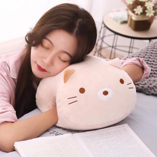 Cute plush animal and fruit style hand warmer cushion pillow