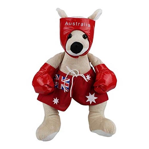 Simulation Soft Boxing Kangaroo plush toy Stuffed Animal Boxing Kangaroo toy